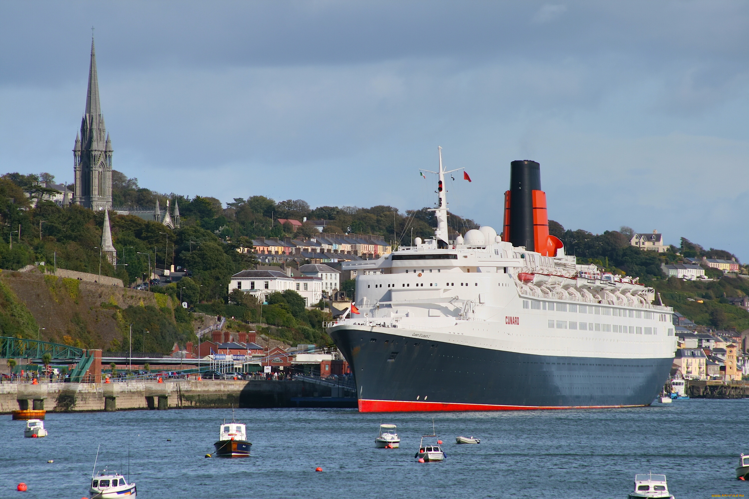 queen elizabeth 2, , , queen, elizabeth, 2, cobh, ireland, , , , , 